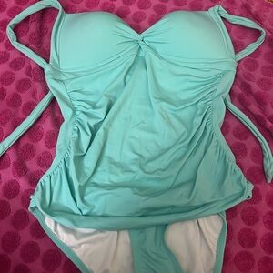 Large Aqua One-Piece Swimsuit Victoria Secret